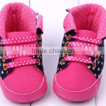 New Models Newborn Baby Canvas Fabric Rubber Shoes Kids Toddler Fashion Outdoor First Walker Shoes photo-2