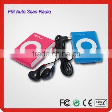 FM Radio, Radio FM, Mini FM Auto Scan Radio with Earphone