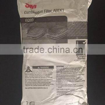 3M 6059 Cartridge filter Respiratory Protection using with 3m mask