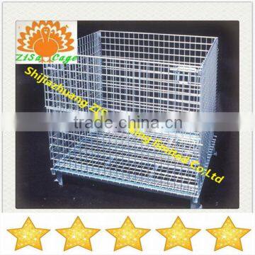 high quality folding steel wire storage cage hot sale