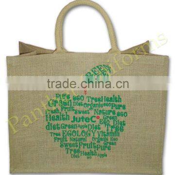 Jute shopping bag