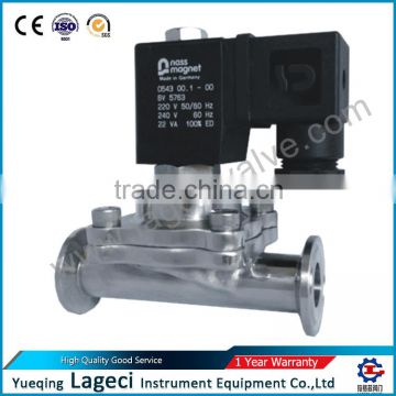 Sanitary grade solenoid valve