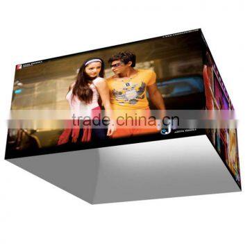 8ft Ceiling Banner Display Trade Show Square Hanging Sign (Single Sided Graphic) photo-2