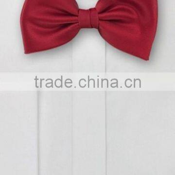 Silk Mens Bowtie in Cherry-Red