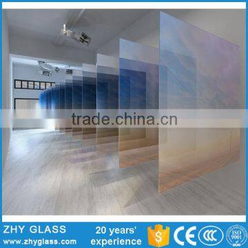 Colorful Float Glass Factory Tinted Auto Glass For Interior Decoration