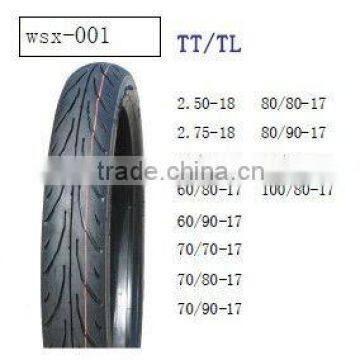 80/90-17 motorcycle tire