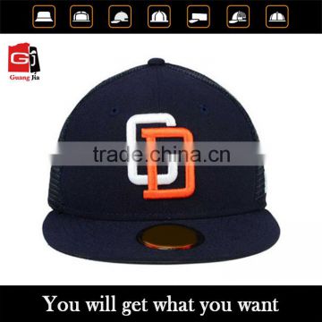 2015 wholesale 6-panel flat brim mesh snapback caps