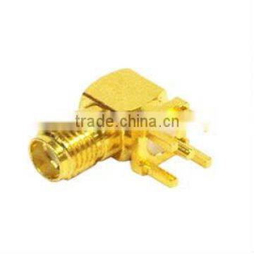 SMA connector female R/A 90 degree connector for PCB