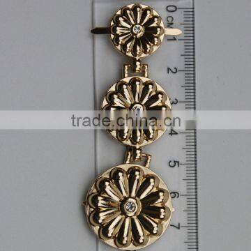 Ladies Strip Sandals Shoes Acrylic Rhinestone Decorative Shoe Buckles