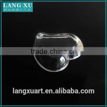 Crystal Dinnerware Heart Shaped Dinner Plates Cheap Glass Plate photo-2