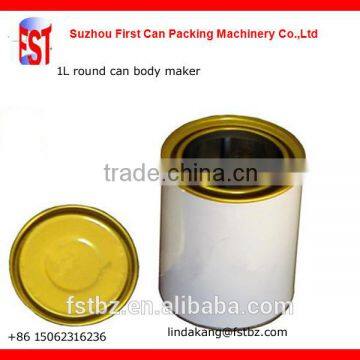 Complete Line 5L Round Tin Can Body Making Machine
