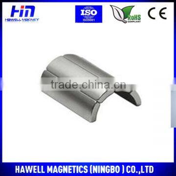 Arc shape neodymium magnets for motor