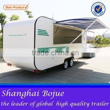 2015 hot sales best quality milkshake vending caravan churros food kitchen caravan bakery food caravan