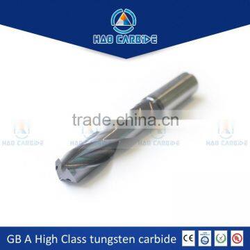 high-performance processing flattened solid carbide end mill