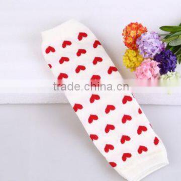 cute heart shape leg warmer for newborn baby