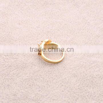 >>>2016 YIWU T&J Women Fashion Korean Style Rings Gold Plated Mouth Rhinestone Crystal Rings for Lady/ photo-6