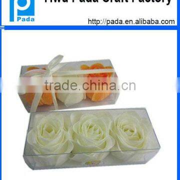 3pieces Rose Flower Paper Soap Gift Set