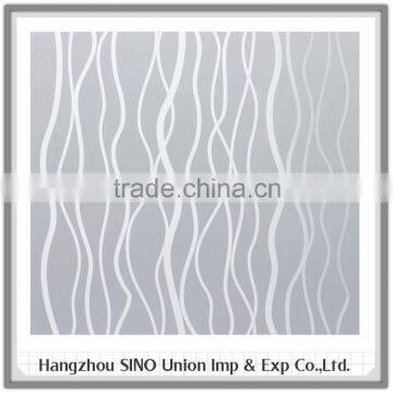 Quality assure interior decoration suspended board panel aluminum strip ceiling with decorative stripe