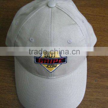 6 panel brushed cotton common emboridery baseball cap