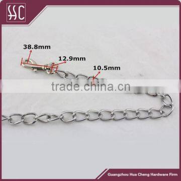 2015 wholesale metal women bag chain with hooks