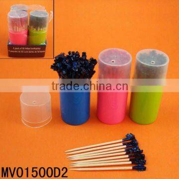 decorative bamboo toothpick