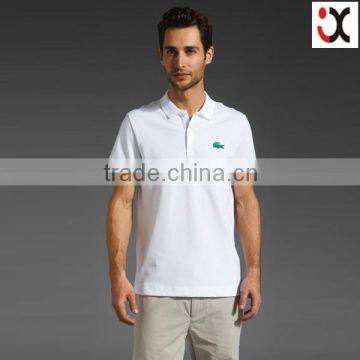 Fashion White Polo T-shirt for Men Wholesale (JX40010)