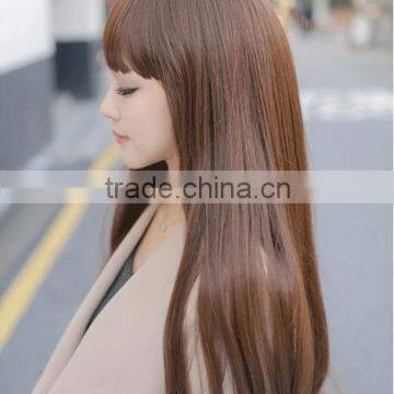 New High Quality Pretty Hair Wigs Japanese Fiber Hair Wigs Long Straight Wigs Synthetic Hair Wig photo-4