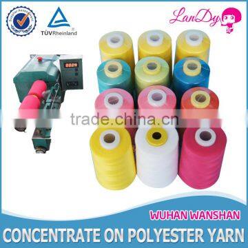 18/2 100 spun polyester yarn in plastic cone