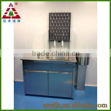 All-304 Stainless Steel Laboratory Furniture Wall Bench