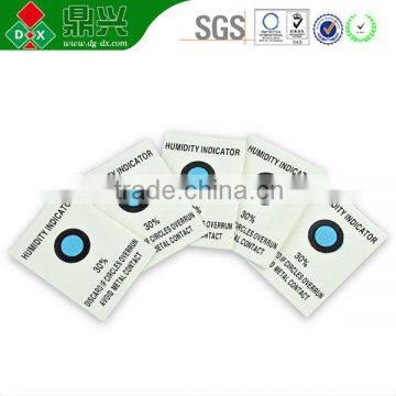 Blue color HIC moisture indicator card