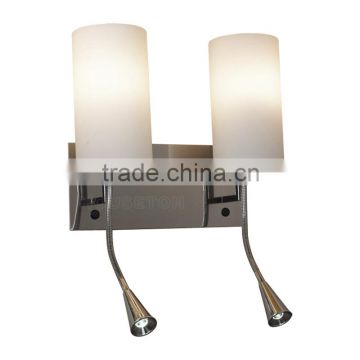 Hotel decorative double led bedside wall lamp,double led bedside wall lamp,bedside wall lamp WL1035