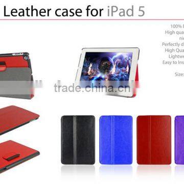 Leather hard Stand Case For iPad Air,Stands in Portrait and Landscape