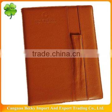 2014 Hot selling customized leather school note book