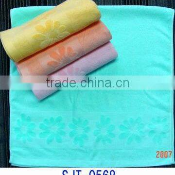 Solid jacquard towel