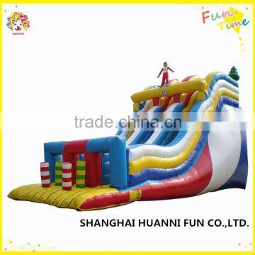 Outdoor central park sports commercial kids PVC inflatable princess water slide with safe roof price