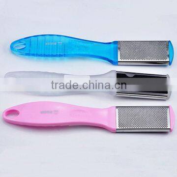 Double side metal and sandpaper foot file callus remover