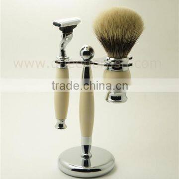 Private Label Goat Hair Shaving Brush Set