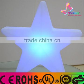 hot sale plastic multi color changing decorative led christmas star light used outdoor