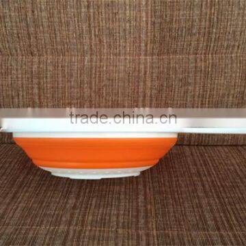 Collapsible Colander With Handle Plastic Kitchen Colander photo-2