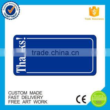 China manufacturer custom simple blank fridge magnet