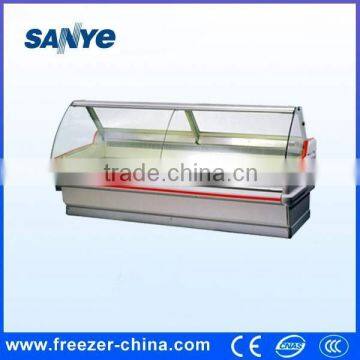 Supermarket Display Meat Chiller Cabinet Showcase
