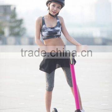 The fashionable lithium battery electric scooter carbon fiber folding electric scooter