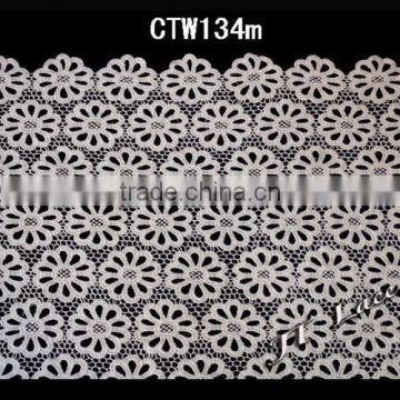 China factory cotton embroidery fabric lace CTW134m