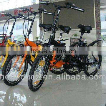 36v lithium battery electric folding bike with CE, EN15194