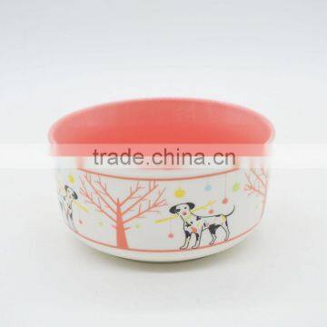 New design 4.5 inch ceramic rice bowl for kids