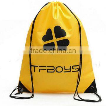 210D Oxford Material Cheap Custom Promotional Strawstring Bag photo-5