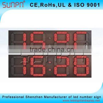 Africa Outdoor Red LED Time and Temp Signs and Digital Wall Clock Time Display photo-2