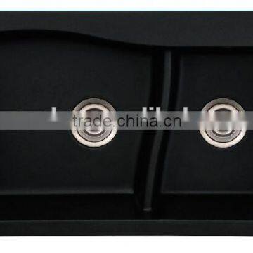 Solid Surface Quartz Composite Material Double Bowl Kitchen Sinks,resin Stone Kitchen Sinks photo-2