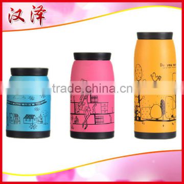 New fashion cartoon belly stainless steel vacuum coffee cup