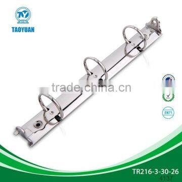 Hot sale 4 ring file stationery clip for A4 paper files